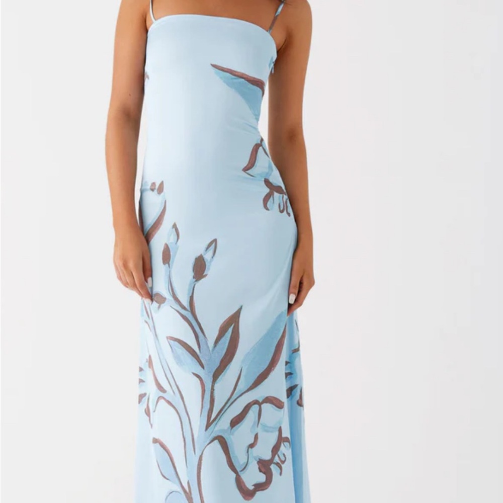 Peppermayo Blue Floral Maxi Dress